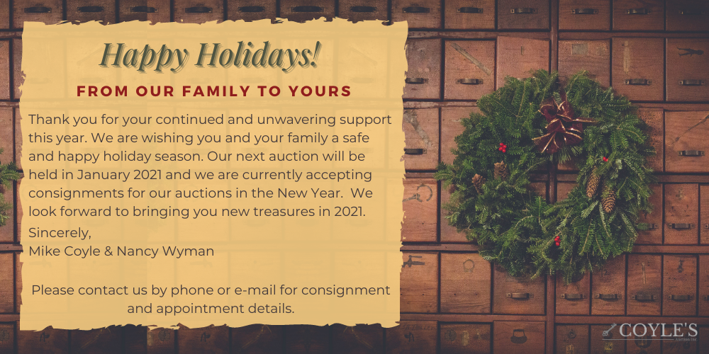 Coyle's Auction Coyle's provides you with reliable, professional and